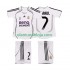 Camisola Real Madrid RAUL 7 2007 Retro Criança Equipamento Primeiro 2006 Manga Curta
